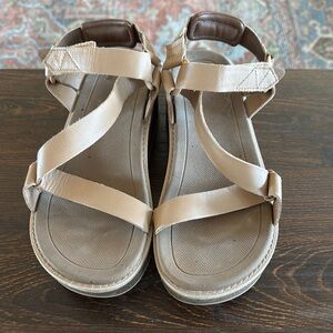 Teva Women's Beige Strappy Sandals